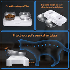 Pet Bowl Water Bowls Anti Slip