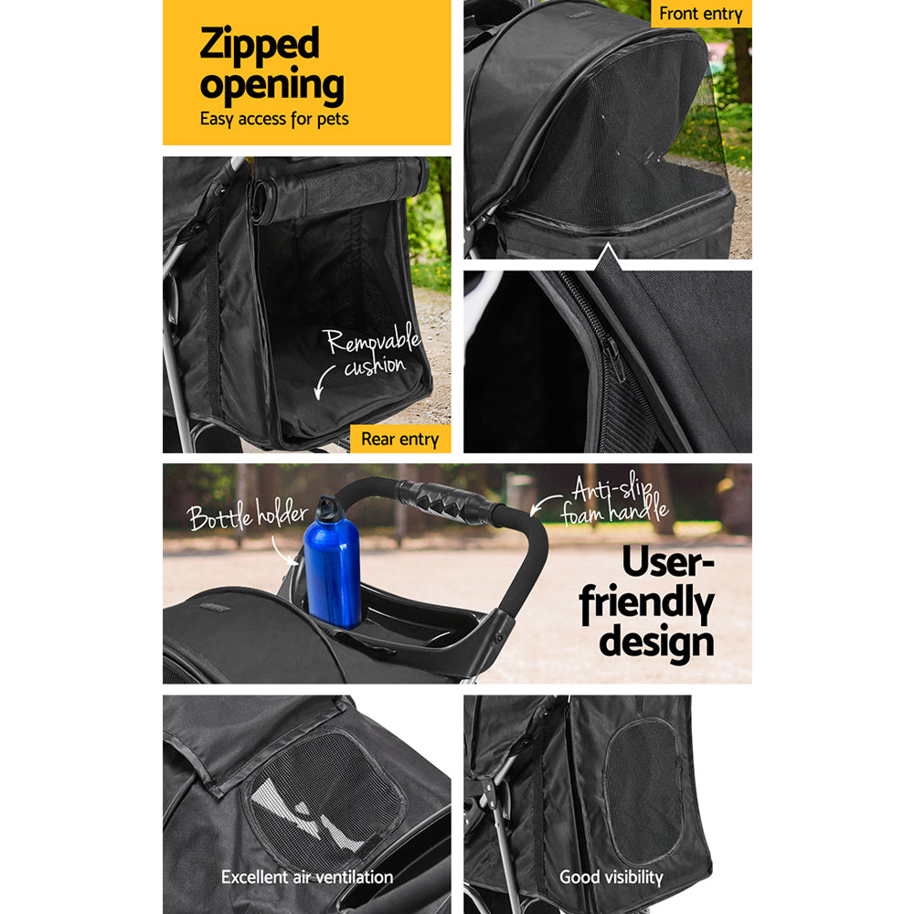 Pet Stroller 3 Wheels